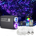32W Twinkle Starlight Headliner Light,1100pcs 13.1ft Star Lights for Car Dual Color LED Fiber Optic Light RGBW Changing Color Stars APP/Remote Control Music Sync Car Interior Decro/Home/Party