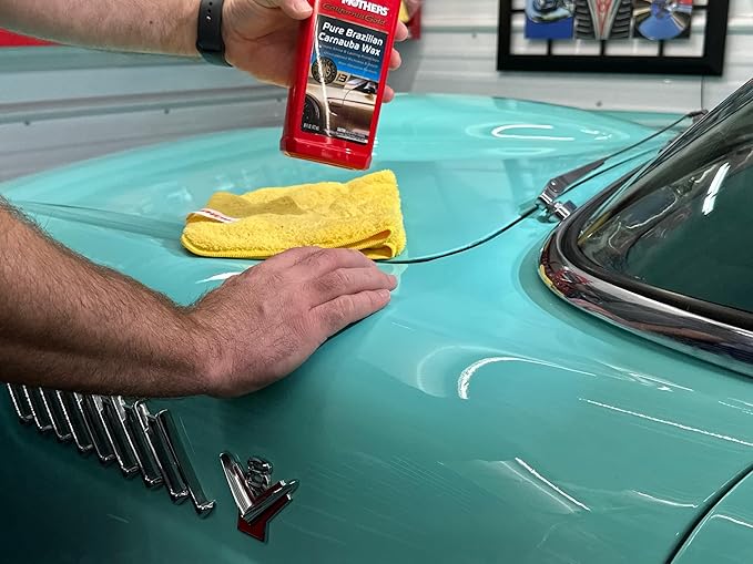 Mothers California Gold Pure Brazilian Carnauba Wax, 1 gal. — Ultimate Wax System Step 3, Delivers Deep Shine & Long-Lasting Protection, Enhances Richness & Depth for All Paints (05752)