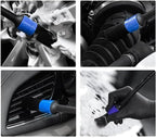 Car Detailing Brush Set - Premium Car Wash Brushes for Wheels, Interior & Exterior Cleaning, Includes Plastic & Wood Brushes for Dashboard Care