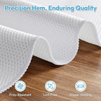 Microfiber Glass Cleaning Cloth 6 Pack, 15.5x15.5 Inch White Magic Cleaning Rags, Lint Free Streak Free Reusable Towels for Windows, Mirrors, Cars, Screens, Kitchen and Stainless Steel Surface