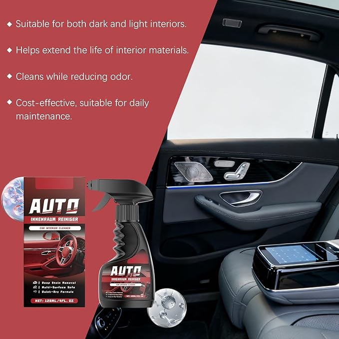 Car Interior Cleaning Kit, Easy Operation, Gentle On Leather & Plastic, Quick Cleaning(3set)