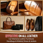 Foam Cleaner and Leather Conditioner Kit Long-Lasting Protection for Leather Car Interior, Furniture, Sofa