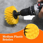 Drill Brush, Carpet Cleaning Brushes, for Floor, Grout, Car Mats, Tile, Bathroom, Carpet
