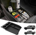 Lower Center Console Organizer for 2022-2026 Rivian R1T & R1S Accessories, Floor Console Storage Tray Insert with Cup Holder