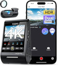 VIOFO A229 Pro 4K HDR Dash Cam, Dual STARVIS 2 IMX678 IMX675, 4K+2K Front and Rear Car Camera, 2 Channel with HDR, Voice Control, 5GHz WiFi GPS, Night Vision 2.0, 24H Parking Mode