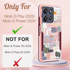 LISEVOfor Moto G Power 2025 Case - for Motorola Moto G Play 2025 Case Compatible with MagSafe Women Cute Girls Magnetic Protective Phone Cover Girly Kawaii Unique Pretty Heavy Duty Shockproof