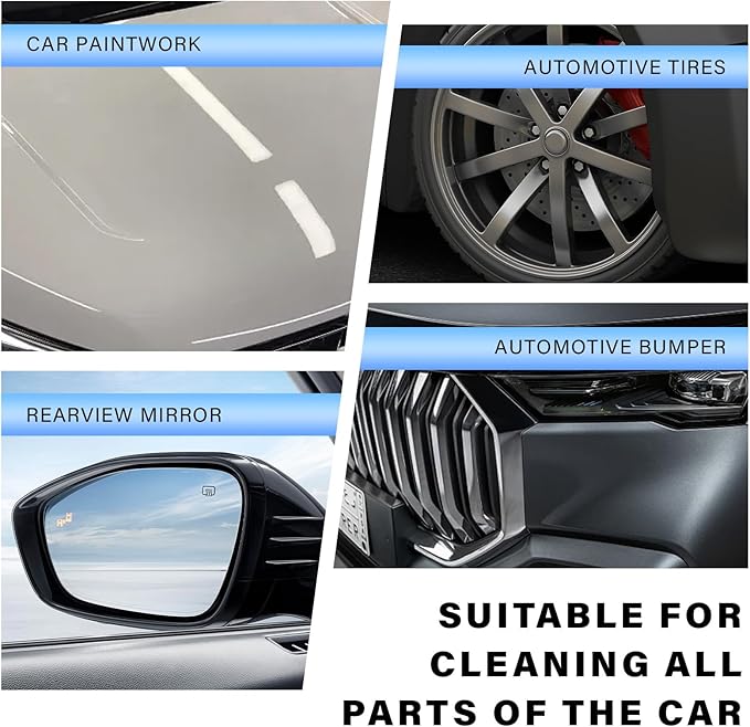 4 PCS Car Clay Bar, 100g No Scratch Premium Grade Auto Detailing Claybar Cleaner Kit, Damage Free Magic Clay Bars for Vehicle Paint Surface Glass, Car Accessories