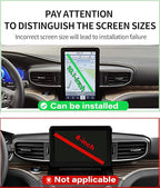 Car Phone Holder for Ford Explorer 2020 2021 2022 2023 2024 Accessories Apply to 10.1 Inch Touch Screen Fixed Clip MagSafe Passenger Cell Phone Mount Handsfree 360° Rotation