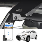 Mangoal Front 4K & Rear 1080p Dash Cam Custom for Lexus NX 2018 2019 2020 2021(Model B), 350 300 Sport 250 F Premium,OEM Look, UHD 2160P Video,Parking Mode, WiFi & App,Loop Recording 128GB Card