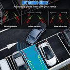 B-Qtech Wireless Backup Camera System Rear View Camera Monitor Kit HD 1080P Reverse Cameras for Truck Car Pickup RV Camper Waterproof Night Vision