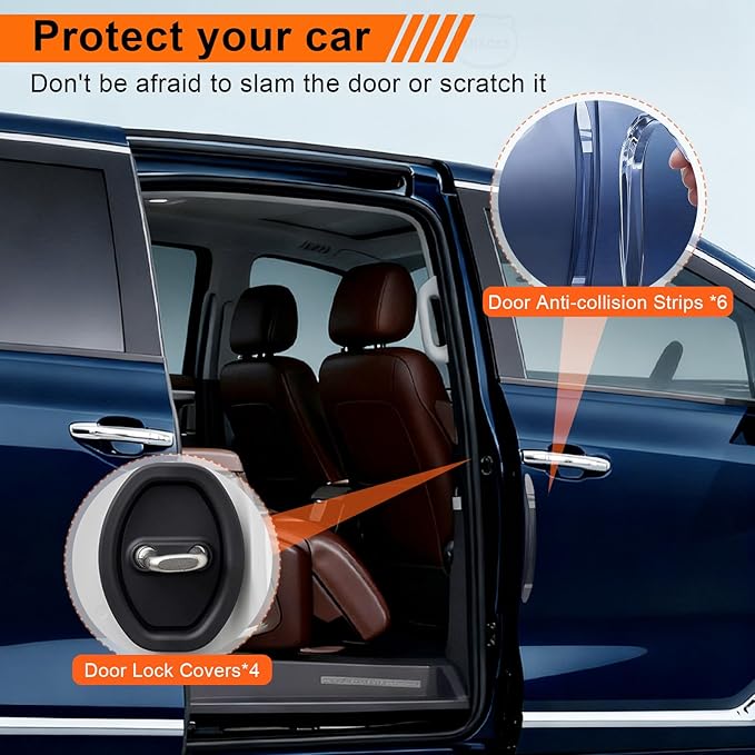 MIAOKE 41Pcs Professional Car Detailing Kit, Car Wash Kit with Portable Handbag, Wet and Dry Use Car Cleaning Kit, Durable Drill Brush, Apply to Interior, Exterior, Wheels, Trucks, Motorcycles