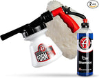 Adam's Polishes Standard Foam Gun & Car Shampoo Bundle - Car Wash Foaming Sprayer for Garden Hose | Mix with Car Soap & Water & No Pressure Washer Required | Premium Grade Auto Detailing Tool