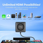 Ottocast Car TV Mate Max - 2025 Fire TV Stick Converter with Wireless CarPlay Android Auto, HD HDMI Car Adapter Cast Video/Game to Car, Works for Wired CarPlay Cars and Most Streaming Devices