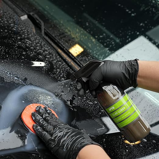 Clay Lubricant Car Detailing for Clay Bars, SPTA 16oz 500ml Clay Luber Synthetic Lubricant with Wetting Agents for Clayblock and Car Detailing Clay (Works on Cars, Trucks, SUVs, Jeeps & More -CL022