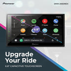 Pioneer DMH-2660NEX 6.8" Capacitive Touchscreen, Double Din – Wired Apple CarPlay & Android Auto, Amazon Alexa, Bluetooth, Backup Camera, FLAC, HD Radio, Hi-Volt RCA