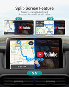 OTTOCAST Magic CarPlay Box 3-in-1 Wireless CarPlay Adapter for iPhone & Android Auto with YouTube Netflix TikTok+,Plug & Play,Auto Bluetooth Connection, Supports SIM & TF Card,App Download,E2
