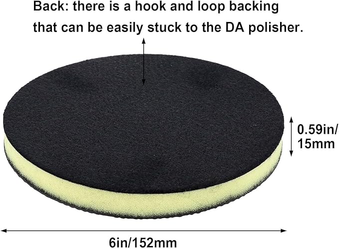 Clay Bar Sponge Pad For Car Detailing And Polishing, Reusable Cleaning Disc For Removing Stubborn Stains From Paint And Glass