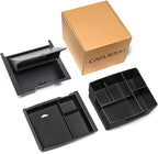 Carlimeki Center Console Organizer (3-piece set) for Tacoma 4th Gen (2024-2026) - Not for Hybrid - for Tacoma Accessories