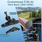 Car Vent Magnetic Phone Mount Compatible with 2021-2026 Ford F-150, 2022-2026 F-150 Lightning XL & PRO,2023-2026 Ford Super Duty, Metal Cell Phone Holder Cradles Bracket Stand for All Smartphones