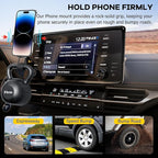 Car Phone Holder Fit for Toyota Sienna 2021 2022 2023 2024 w/DashTray Storge Box Organizer-Cell Phone Mount for Sienna Accessories 9 inch Touch Screen 360 Degree Rotation (Not fit Sienna 2025)