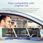 Wireless Carplay Android Auto Adapter for Toyota with Entune2.0 2014-2019, OEM Screen Upgrade Decoder Box muItimedia Interface Retrofit Kit for Toyota Corolla,Tacoma, Camry,Avalon Prius, Sienna