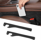 2-Pack Car Seat Gap Filler – Universal PU Leather Car Seat Gap Cover, Designed to Fill Gaps Between Seats and Console. Car Seat Side Gap Filler Prevents Items from Falling