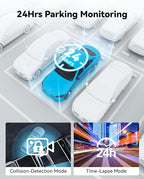 Dash Cam Front Rear, IMX415 Sensor 4K 30fps/2K 60fps+1080p, Touch Screen Dash Camera for Car, Voice Control, Built-in GPS WiFi, HDR Night Vision, 64GB Card, 160° Wide Angle, 24H Parking Monitoring