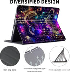for Kindle Paperwhite Case,6" Kindle Paperwhite 4 10th Generation Case 2018 & Kindle Paperwhite Signature Edition,Leather Slim Adjustable Stand Cover Auto Wake/Sleep,Purple Glitter Moon