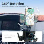 Car Phone Mount for Ford Focus MK3/MK3.5 2012–2018 (RS / SE / ST), Passenger-Side Dashboard Phone Holder,Does Not Block Airflow,360° Rotating Hands-Free Cell Phone Mount, Focus Interior Accessories