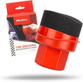 Maxshine Universal Tire Shine Applicator with Protective Cover – Black Foam Pad with Comfortable Grip – Mess-Free Handling, Even Tire Dressing & Coating – Auto Detailing Applicator Tool
