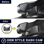 Mangoal 4K Dash Cam Custom Custom Fit Jeep Grand Cherokee 2016 2017 2018 2019 2020 2021 & Grand Cherokee WK 2022 (Model A),Check Model Carefully,Limited Trailhawk Overland,UHD 2160P Video,128GB Card