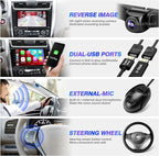 ALTIMA 2013-2018 Radio Updated Compatible with Wireless Carplay Android Auto,Car Stereo 1280x720 TouchScreen Bluetooth Navigation Multimedia Player GPS WIFI AM FM Backup Camera 8core HeadUnit