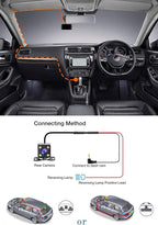 Milerong Dash Cam Front and Rear with Night Vision, Mini 1080P FHD Dash Camera for Cars, G-Sensor, Loop Recording, Parking Monitor, Motion Detection,WDR