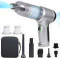 EcoNour 3-in-1 Cordless Handheld Car Vacuum Cleaner – 120W Power, 12,000Pa High Suction, Dual Rechargeable Batteries – Portable Dust Buster for Car, Home & Pet Hair