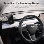 Wireless Car Charger Mount - Auto Scan & Auto Grip Car Phone Mount - Compatible with iPhone 14/15/16/17/Galaxy, Smartphones - Fast Charger Car Mount Accessories for Tesla’s Dash/Center
