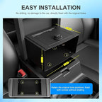 SZYANG Center Console Safe Organizer Compatible with 2024 2025 2026 Toyota Tacoma Lock Box Console Safe Vault Center Armrest Manager Replacement for 2024 2025 2026 Toyota Tacoma Accessories