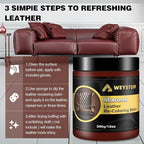 Leather Recoloring Balm, 12oz Large Size Leather Dye, Color Restorer, Scratch Repair, Furniture & Couch Restorer Kit, Repair Kit for Furniture(Maroon)