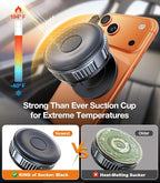 VICSEED Ultimate for Magsafe Car Mount [98+LBS Strongest Suction] 360° Vacuum Magnetic Phone Holders for Your Car Metal Arm Foldable Cellphone Mount for iPhone 17 16 15 14 13 12 Pro Max Air Android