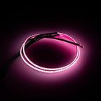 MEUS RACING RC LED Strip Colored Light Strip for TRX4M SCX24 1/24 1/18 RC Crawlers Upgrade (Pink)