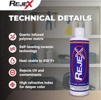 RejeX High Gloss Finish That Protects, Long-Lasting Polymer Coating for Cars, Trucks, Boats, RV, Motorcycles, Aircraft, Glass, Painted Metal, Fiberglass, Acrylic, Gel Coat & Plastic Surface, 16 Fl Oz