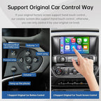 Road Top Wireless CarPlay Android Auto Retrofit Kit for GM HMI 2.0 Cadillac Buick Chevrolet GMC 2014–2020 | CarPlay Interface Decoder Box, Support MirrorLink, Reverse Camera, Navigation