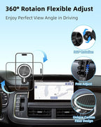 PZK Car Phone Mount for 2021-2024 Chevy Chevrolet Tahoe/Suburban/GMC Yukon/GMC Yuhon XL LT/Z71/RST/High Country Accessories 10.2-inch Screen Magnetic 15W Fast Wireless Charger Car Phone Holder
