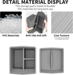 Center Console Organizer for Toyota Sienna 2021-2026 Armrest Box Secondary Tray Storage Silicone Armrest Box Insert Organizer (Gray)