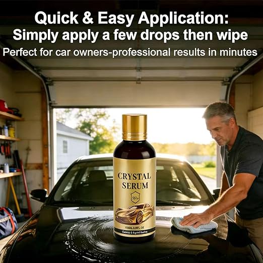 Ptz Crystal Serum – Advanced Graphene Ceramic Coating for Cars (2Pcs)