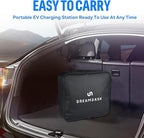 Portable Level 2& Level 1 Ev Charger for All SAE J1772 EVs, 25ft ETL Listed Electric Vehicle Charger, Smart Adjustable 6-16A,120-240V, Timer Function,Weatherproof IP66 with NEMA 6-20 Plug