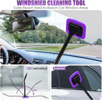 Viewsun 30 PCS Car Cleaning Kit, Purple Car Interior Detailing Kit with High Power Handheld Vacuum, Detailing Brush Set, Windshield Cleaner, Cleaning Gel, Complete Auto Accessories for Women Gift