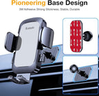 Romuto Phone Holders for Your Car Phone Holder Mount【Super Suction】Cell Phone Mount for Car Accessories for Women Men Windshield/Vent/Dash Truck Stand Desk Mount Clamp Holder for iPhone Samsung Camera