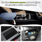 Sunsdrew for 2025 Upgraded Equinox Center Console Organizer for 2025+ Chevrolet Equinox Accessories Armrest Console Tray for 2025 Chevy Equinox Armrest Storage Box