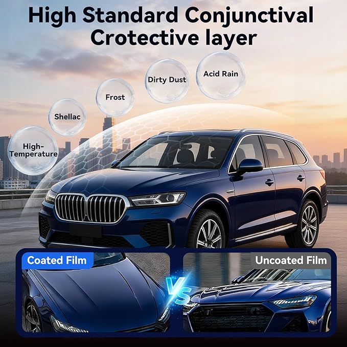 Car Coating Spray, Odorless & Non-Corrosive, Quick Effect Coating Agent for Car with Super Hydrophobic, Mirror-Like Shine & All-Round Protection, Premium Car Wax Spray (27.06 Fl Oz (2PCS))