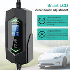 Level 2 EV Charger,40Amp 9.6KW,(WiFi APP/Plug-Play),240V NEMA 14-50 Plug,25ft ETL Listed Cable/J1772 Connector,IP66 Waterproof,Adjustable Current,Delay Timer,Electric Vehicle Charging Stations